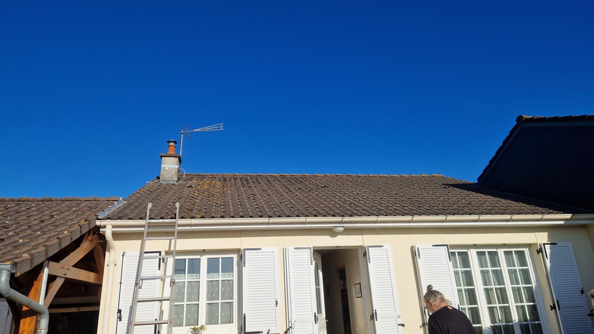 Démoussage et enduit Trouy